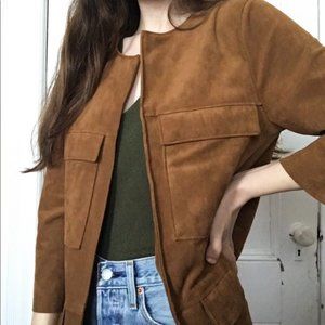 H&M Faux Suede Jacket